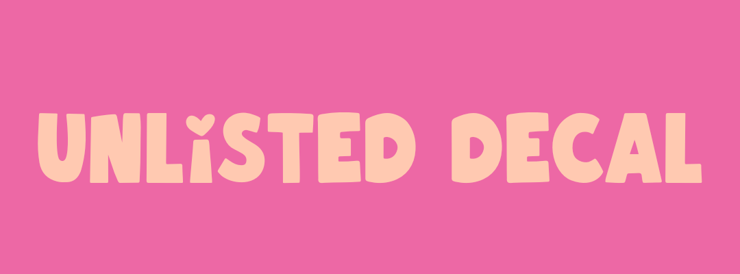 Unlisted Decal