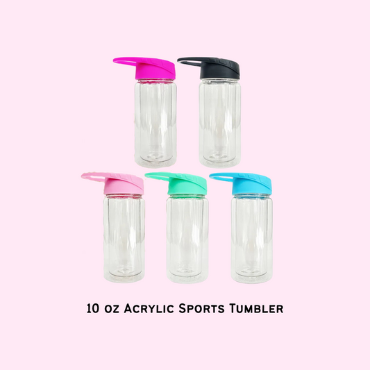 10 oz Acrylic Sports Tumbler